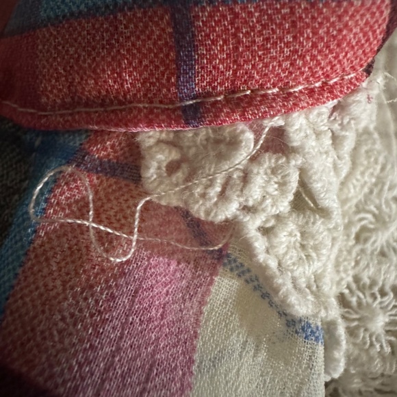 American Rag Cie (Size XL, Good Used Condition, Pink/Blue/White/Black Plaid) - Picture 8 of 9